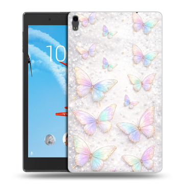 Силиконовый чехол на Lenovo Tab 4 8 Plus с принтом женский Силиконовый чехол на Lenovo Tab 4 8 Plus с принтом женский