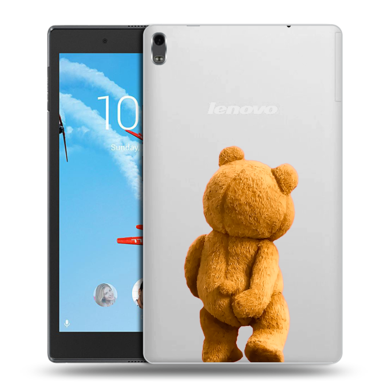 Силиконовый чехол на Lenovo Tab 4 8 Plus с принтом Медведь Силиконовый чехол на Lenovo Tab 4 8 Plus с принтом Медведь