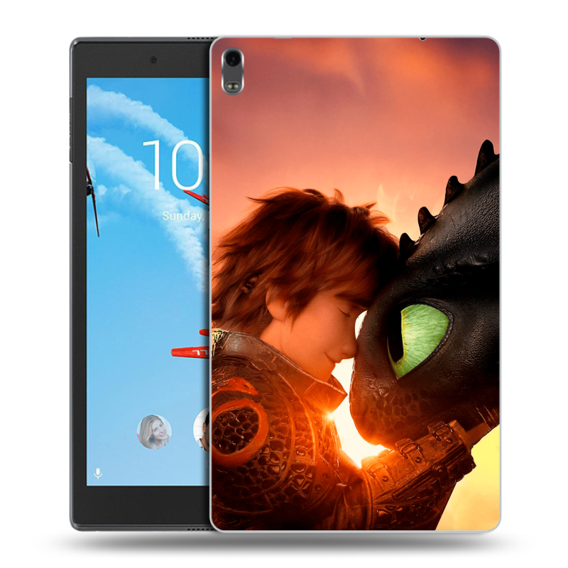 Силиконовый чехол на Lenovo Tab 4 8 Plus с принтом Как приручить дракона Силиконовый чехол на Lenovo Tab 4 8 Plus с принтом Как приручить дракона