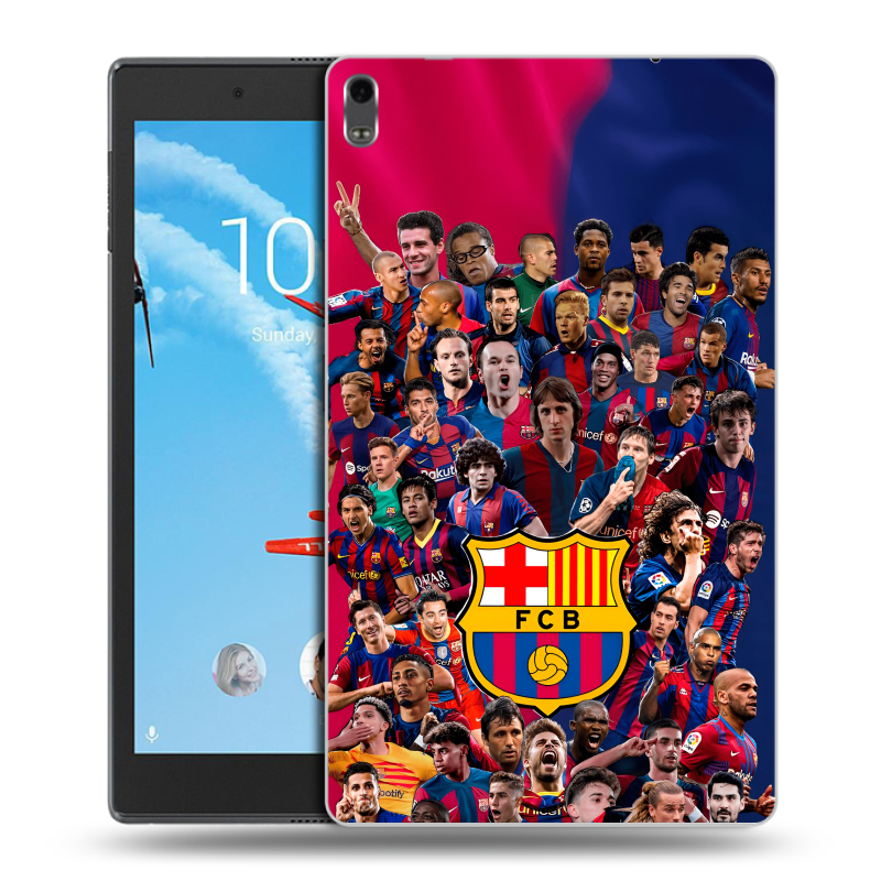 Силиконовый чехол на Lenovo Tab 4 8 Plus с принтом Барселона Barcelona Силиконовый чехол на Lenovo Tab 4 8 Plus с принтом Барселона Barcelona