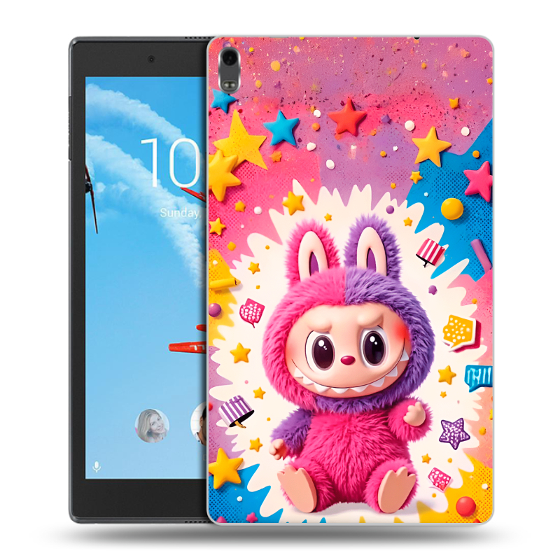Силиконовый чехол на Lenovo Tab 4 8 Plus с принтом Labubu Лабубу Силиконовый чехол на Lenovo Tab 4 8 Plus с принтом Labubu Лабубу