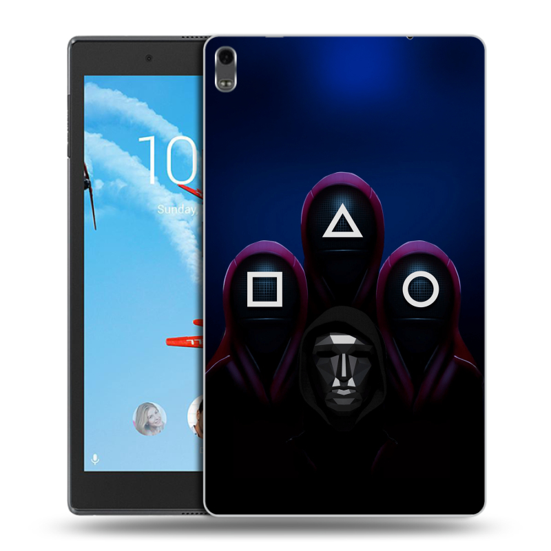 Силиконовый чехол на Lenovo Tab 4 8 Plus с принтом Игра Кальмара Силиконовый чехол на Lenovo Tab 4 8 Plus с принтом Игра Кальмара