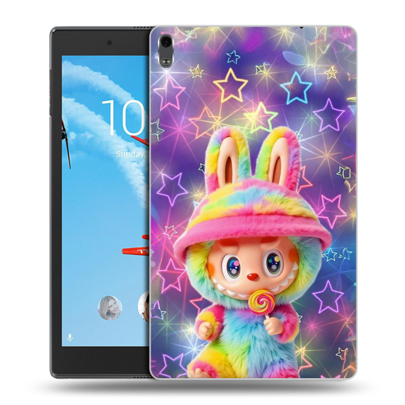 Силиконовый чехол на Lenovo Tab 4 8 Plus с принтом Labubu Лабубу Силиконовый чехол на Lenovo Tab 4 8 Plus с принтом Labubu Лабубу