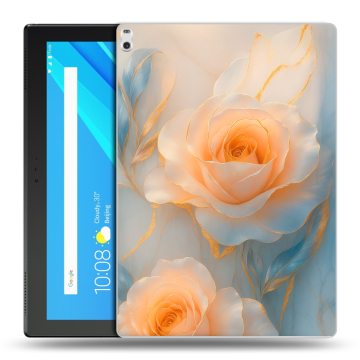 Силиконовый чехол на планшета Lenovo Tab 4 10 Plus с принтом Женский