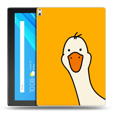 Силиконовый чехол на Lenovo Tab 4 10 Plus с принтом Утка