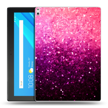 Силиконовый чехол на Lenovo Tab 4 10 Plus с принтом Блестки Силиконовый чехол на Lenovo Tab 4 10 Plus с принтом Блестки