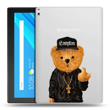 Силиконовый чехол на Lenovo Tab 4 10 Plus с принтом Плюшевый медведь Силиконовый чехол на Lenovo Tab 4 10 Plus с принтом Плюшевый медведь