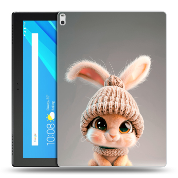 Силиконовый чехол на Lenovo Tab 4 10 Plus с принтом Кролик Силиконовый чехол на Lenovo Tab 4 10 Plus с принтом Кролик