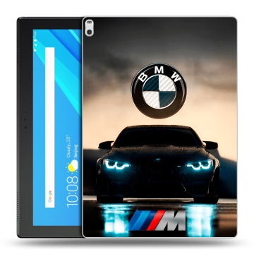 Силиконовый чехол на Lenovo Tab 4 10 Plus с принтом БМВ BMW Силиконовый чехол на Lenovo Tab 4 10 Plus с принтом БМВ BMW