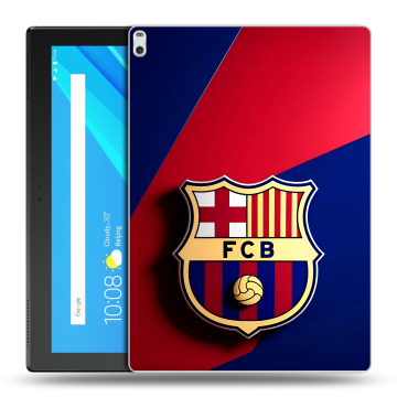 Силиконовый чехол на Lenovo Tab 4 10 Plus с принтом Барселона Barcelona