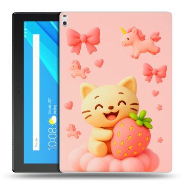 Силиконовый чехол на Lenovo Tab 4 10 Plus с принтом для девочек Силиконовый чехол на Lenovo Tab 4 10 Plus с принтом для девочек