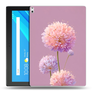Силиконовый чехол на Lenovo Tab 4 10 Plus с принтом Цветы