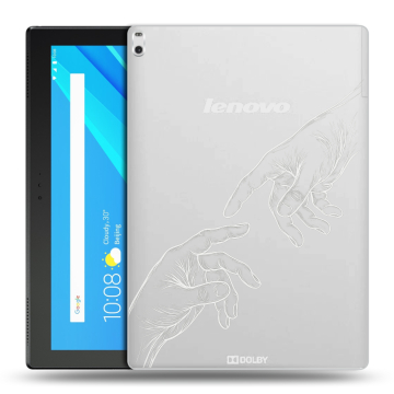 Силиконовый чехол на Lenovo Tab 4 10 Plus с принтом Сотворение мира Силиконовый чехол на Lenovo Tab 4 10 Plus с принтом Сотворение мира