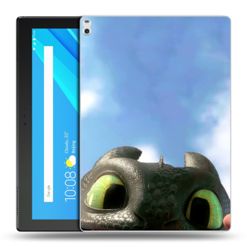 Силиконовый чехол на Lenovo Tab 4 10 Plus с принтом Как приручить дракона Силиконовый чехол на Lenovo Tab 4 10 Plus с принтом Как приручить дракона