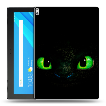 Силиконовый чехол на Lenovo Tab 4 10 Plus с принтом Как приручить дракона