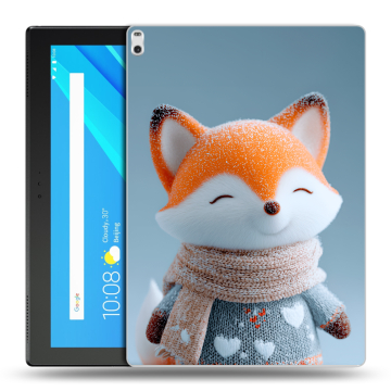 Силиконовый чехол на Lenovo Tab 4 10 Plus с принтом Лиса Силиконовый чехол на Lenovo Tab 4 10 Plus с принтом Лиса