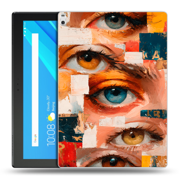 Силиконовый чехол на Lenovo Tab 4 10 Plus с принтом Модный принт Силиконовый чехол на Lenovo Tab 4 10 Plus с принтом Модный принт