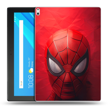 Силиконовый чехол на Lenovo Tab 4 10 Plus с принтом Spiderman Человек паук