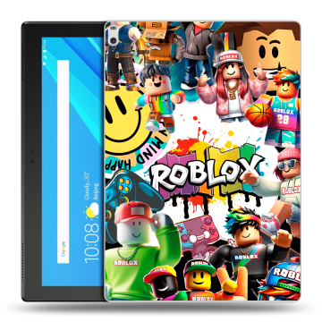 Силиконовый чехол на Lenovo Tab 4 10 Plus с принтом Roblox Роблокс Силиконовый чехол на Lenovo Tab 4 10 Plus с принтом Roblox Роблокс