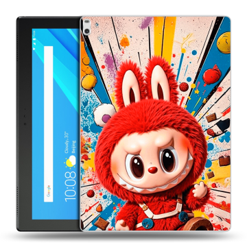 Силиконовый чехол на Lenovo Tab 4 10 Plus с принтом Labubu Лабубу Силиконовый чехол на Lenovo Tab 4 10 Plus с принтом Labubu Лабубу