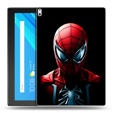 Силиконовый чехол на Lenovo Tab 4 10 Plus с принтом Spiderman Человек паук