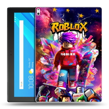Силиконовый чехол на Lenovo Tab 4 10 Plus с принтом Roblox Роблокс Силиконовый чехол на Lenovo Tab 4 10 Plus с принтом Roblox Роблокс
