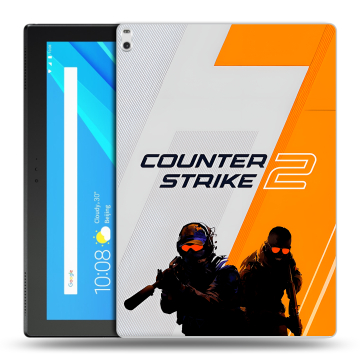 Силиконовый чехол на Lenovo Tab 4 10 Plus с принтом Counter Strike Силиконовый чехол на Lenovo Tab 4 10 Plus с принтом Counter Strike