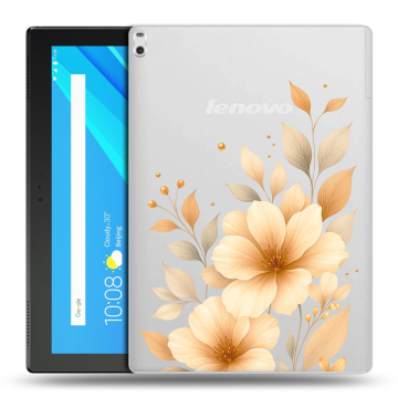 Силиконовый чехол на Lenovo Tab 4 10 Plus с принтом для девушки