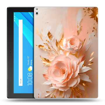 Силиконовый чехол на Lenovo Tab 4 10 Plus с принтом женский