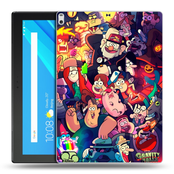 Силиконовый чехол на Lenovo Tab 4 10 Plus с принтом Gravity Falls Гравити Фолз Силиконовый чехол на Lenovo Tab 4 10 Plus с принтом Gravity Falls Гравити Фолз