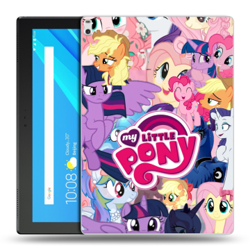 Силиконовый чехол на Lenovo Tab 4 10 Plus с принтом My little pony Дружба чудо