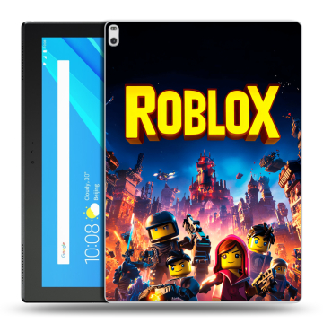 Силиконовый чехол на Lenovo Tab 4 10 Plus с принтом Roblox Роблокс Силиконовый чехол на Lenovo Tab 4 10 Plus с принтом Roblox Роблокс