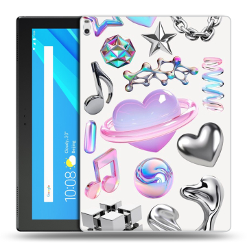 Силиконовый чехол на Lenovo Tab 4 10 Plus с принтом Y2K