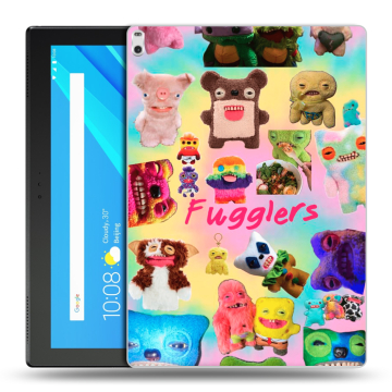 Силиконовый чехол на Lenovo Tab 4 10 Plus с принтом Флагер Fuggler