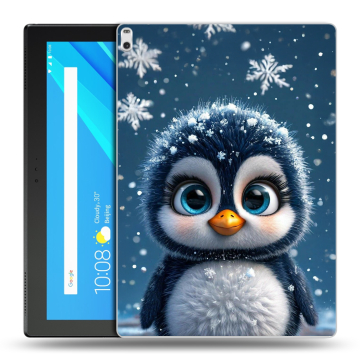 Силиконовый чехол на Lenovo Tab 4 10 Plus с принтом Новый год