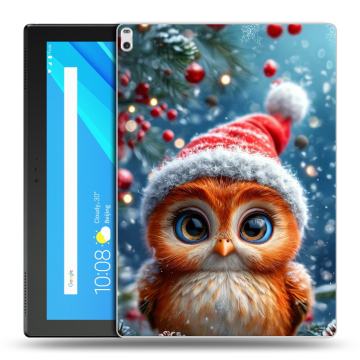 Силиконовый чехол на Lenovo Tab 4 10 Plus с принтом Новый год