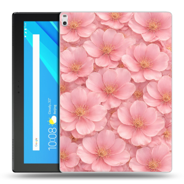 Силиконовый чехол на Lenovo Tab 4 10 Plus с принтом женский