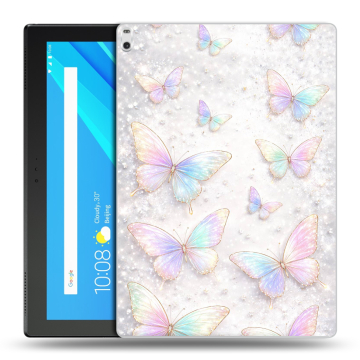 Силиконовый чехол на Lenovo Tab 4 10 Plus с принтом женский