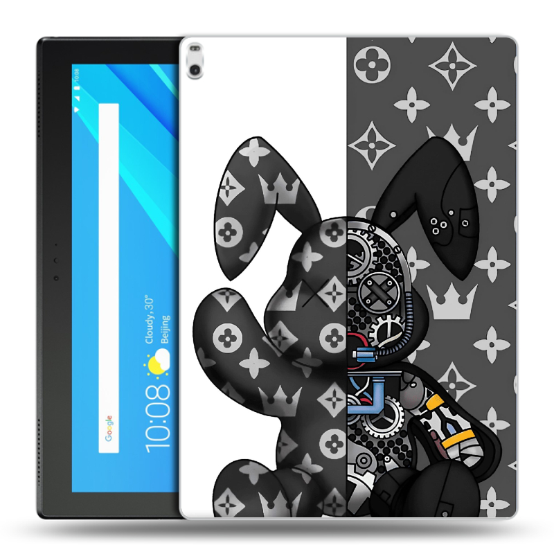 Силиконовый чехол на Lenovo Tab 4 10 Plus с принтом Луи робот Силиконовый чехол на Lenovo Tab 4 10 Plus с принтом Луи робот