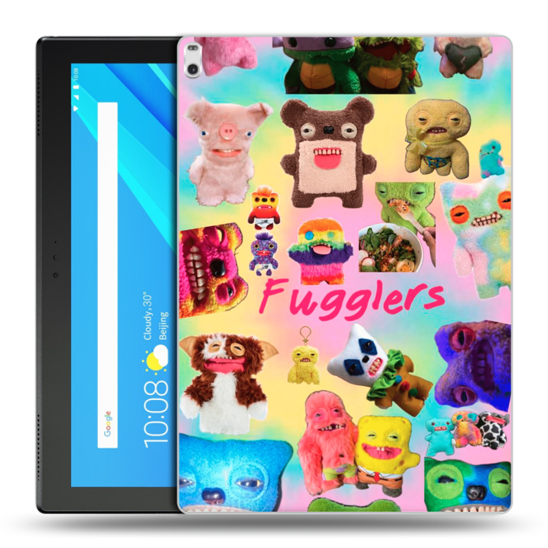 Силиконовый чехол на Lenovo Tab 4 10 Plus с принтом Флагер Fuggler Силиконовый чехол на Lenovo Tab 4 10 Plus с принтом Флагер Fuggler