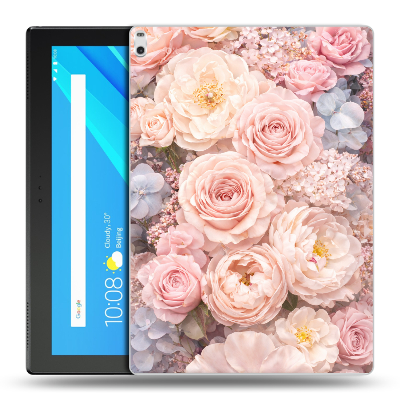 Силиконовый чехол на Lenovo Tab 4 10 Plus с принтом женский Силиконовый чехол на Lenovo Tab 4 10 Plus с принтом женский