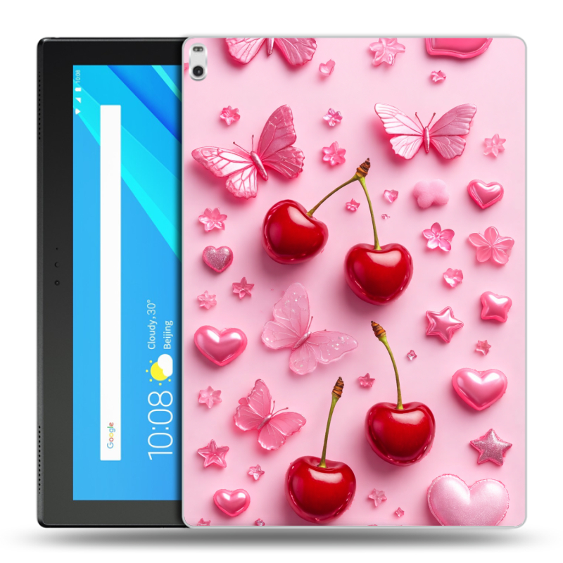 Силиконовый чехол на Lenovo Tab 4 10 Plus с принтом для девочек Силиконовый чехол на Lenovo Tab 4 10 Plus с принтом для девочек