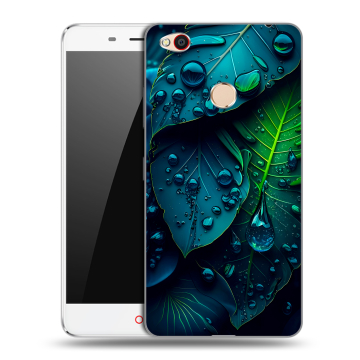 Пластиковый чехол на ZTE Nubia N1 с принтом Листья Пластиковый чехол на ZTE Nubia N1 с принтом Листья