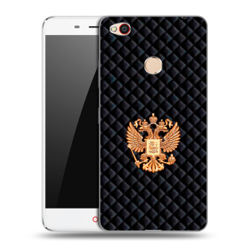 Пластиковый чехол на ZTE Nubia N1 с принтом Герб России принт
