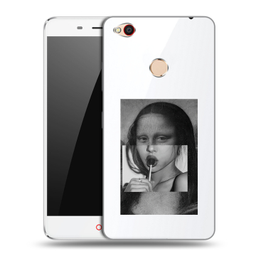 Пластиковый чехол на ZTE Nubia N1 с принтом Мона Лиза