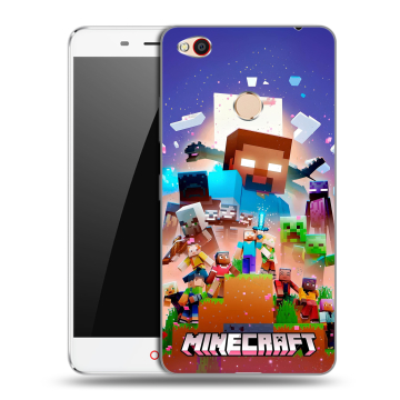 Пластиковый чехол на ZTE Nubia N1 с принтом Майнкрафт Minecraft Пластиковый чехол на ZTE Nubia N1 с принтом Майнкрафт Minecraft