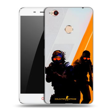 Пластиковый чехол на ZTE Nubia N1 с принтом Контер страйк Counter strike