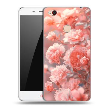 Пластиковый чехол на ZTE Nubia N1 с принтом Розы цветы
