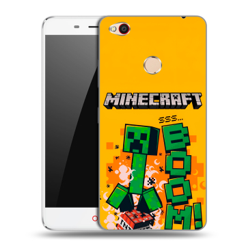 Пластиковый чехол на ZTE Nubia N1 с принтом Майнкрафт Minecraft