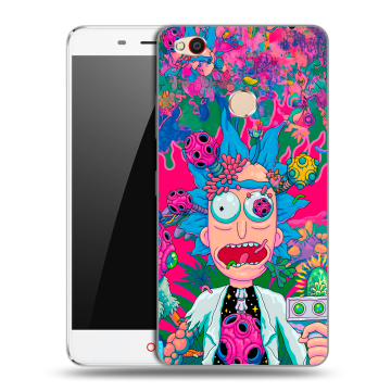 Пластиковый чехол на ZTE Nubia N1 с принтом Рик и Морти Rick Morty
